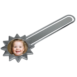 Alternative view of Bookmark Paper Clip (Star; White; Aluminium)