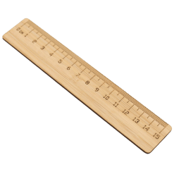 Ruler (Bamboo; 15cm)