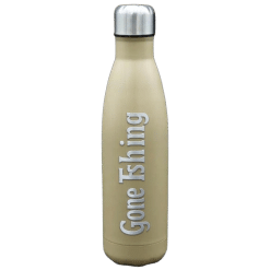 Alternative view of Water Bottle (Khaki; 500ml; Engrave; Stainless Steel; Double Walled)