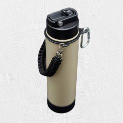 Alternative view of 700ml Engraving Rope Bottle Khaki