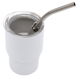 Shot Glass / Espresso Tumbler (White; 3oz (85ml); Stainless Steel; Double Walled)