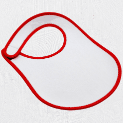 Alternative view of Neoprene Baby Bib Red