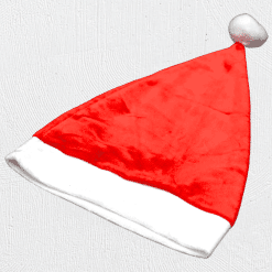Alternative view of Kids Christmas Hat Red