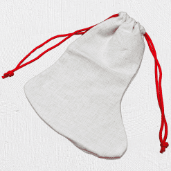 Alternative view of Canvas Drawstring Christmas Sock