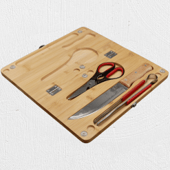 Alternative view of Bamboo BBQ Set