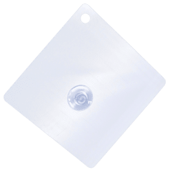 Baby on Board Sign (White; Aluminium; 14cm x 14cm)