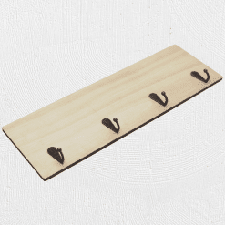 Alternative view of 30x10cm Rectangle Superwood Key Holder