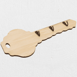 Alternative view of 30x40cm Key Shape Superwood Key Holder