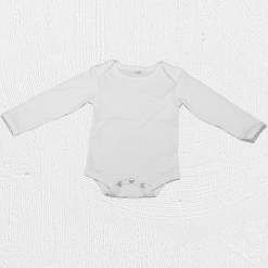 Alternative view of 0-3 Month Long Sleeve Baby Grow White