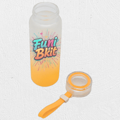 Alternative view of Bottle (Glass; Frosted Orange; 500ml; Sublimation)