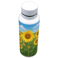 Alternative view of Water Bottle (Aqua Pro; Sublimation; 750ml; Single Wall; S/Steel)