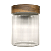650ml Plain Glass Jar