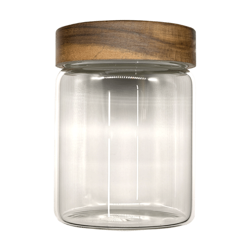 650ml Plain Glass Jar
