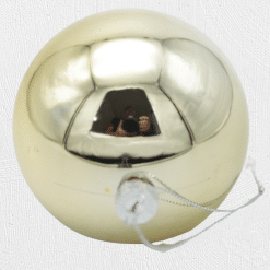 Alternative view of 8cm X-mas Bauble Gold