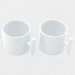 Alternative view of 10oz T-Handle Ceramic Mug White