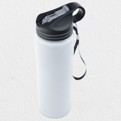 Alternative view of 850ml Hydro Aluminium Water Bottle White