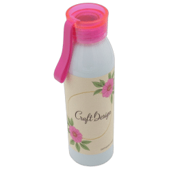 Alternative view of Water Bottle (Slim Line; 650ml; Pink; Single Wall; Aluminium; Sublimation)