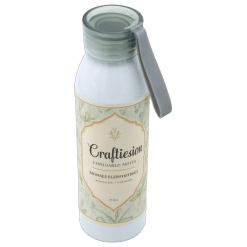 Alternative view of Water Bottle (Slim Line; 650ml; Grey; Single Wall; Aluminium; Sublimation)