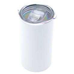 12oz Skinny (White; Stainless Steel; Double Walled; Sublimation)