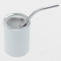 Alternative view of 3oz Skinny Stainless Steel Espresso Shot Tumbler White