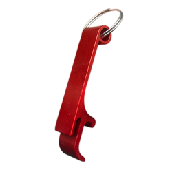 Red aluminium beer opener laser engraving blank both sides West Rand Sublimation