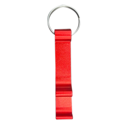 Alternative view of Aluminium Beer Opener Red