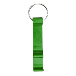 Alternative view of Aluminium Beer Opener Green
