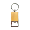 Bottle opener metal bamboo keyring laser engraving blank front side West Rand Sublimation