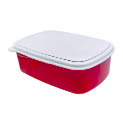 Rectangle Plastic Lunch Box Red
