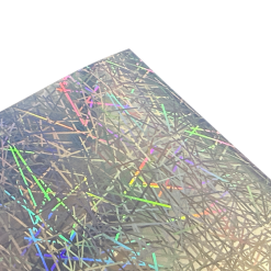 Alternative view of A4 Line Art Holographic Waterproof Inkjet Vinyl Silver