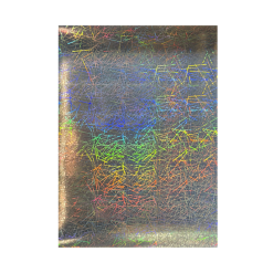 A4 Line Art Holographic Waterproof Inkjet Vinyl Silver