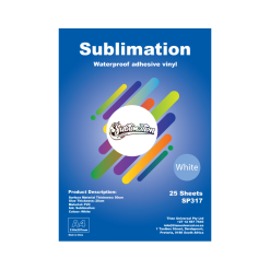 A4 Waterproof Sublimation Adhesive Vinyl