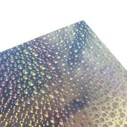 Alternative view of A4 Rain Drops Holographic Waterproof Inkjet Vinyl Silver