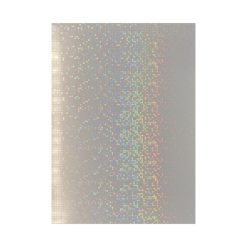 A4 Disco Bubble Holographic Waterproof Inkjet Vinyl Clear