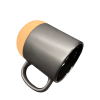 11oz Engraving Ceramic Black Cork Mug
