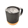 11oz Engraving Ceramic Black Cork Mug