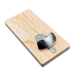 Wall Mounted Bottle Opener Wood