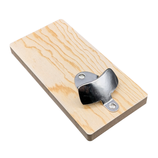 Wall Mounted Bottle Opener Wood