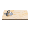 Wall Mounted Bottle Opener Wood