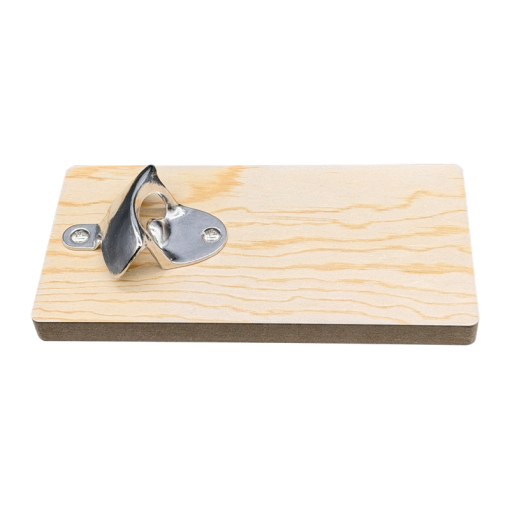 Wall Mounted Bottle Opener Wood