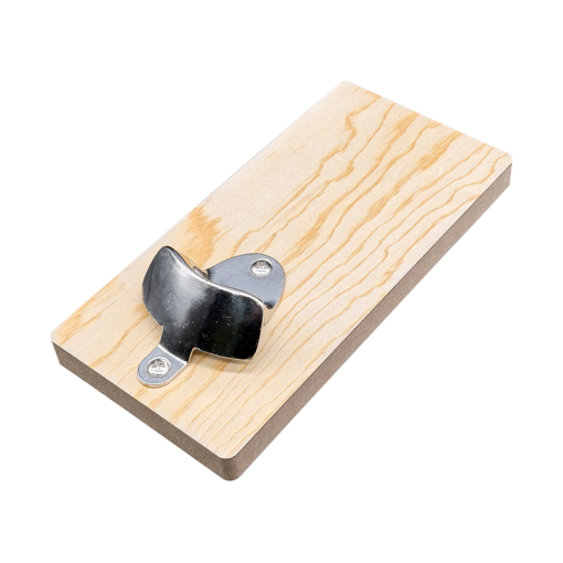 Wall Mounted Bottle Opener Wood