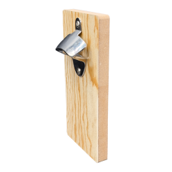 Wall Mounted Bottle Opener Wood