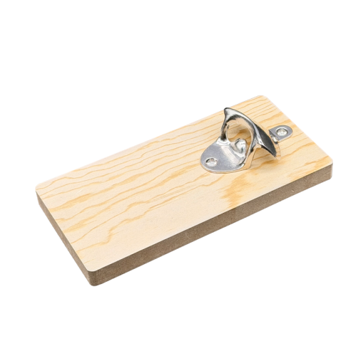 Wall Mounted Bottle Opener Wood