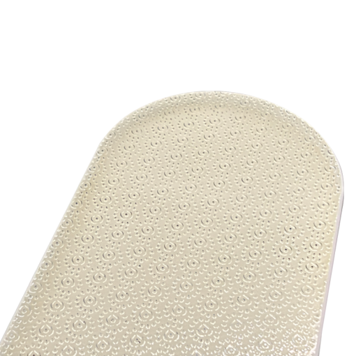 Glass Rectangle Foot File White