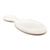 Glass Oval Foot File White