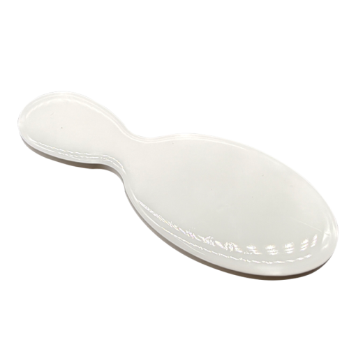 Glass Oval Foot File White