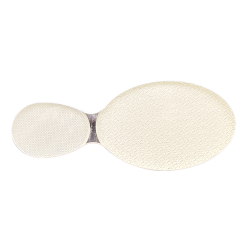 Glass Oval Foot File White
