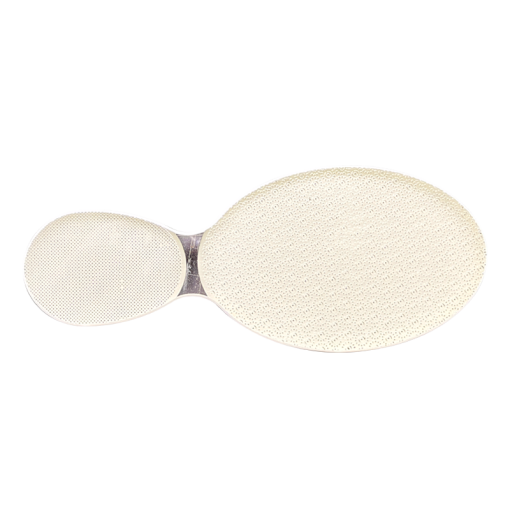 Glass Oval Foot File White
