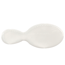 Glass Oval Foot File White