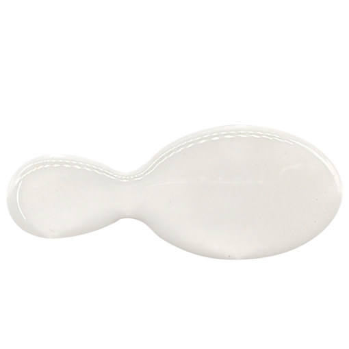 Glass Oval Foot File White